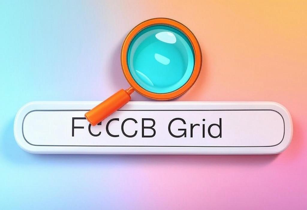 A search bar and a magnifying glass with a vivid gradient background exploring the topic of The FCB Grid is your secret weapon for making smarter marketing decisions. Discover how this powerful tool matches consumer behavior with the perfect advertising approach for breakthrough results!