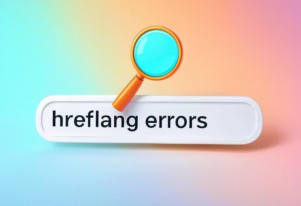 A search bar and a magnifying glass with a vivid gradient background exploring the topic of Hreflang errors can derail your international SEO efforts. Discover common mistakes and learn how to fix them to boost your global rankings and reach audiences worldwide.