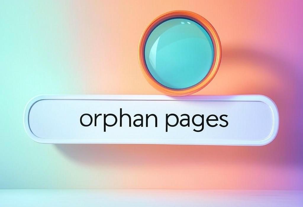 A search bar and a magnifying glass with a vivid gradient background exploring the topic of Orphan pages lurking in your website? Discover how these hidden culprits hurt your SEO and learn simple solutions to find and fix them. Stop losing traffic to these overlooked pages now!