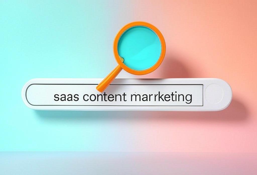 A search bar and a magnifying glass with a vivid gradient background exploring the topic of SaaS content marketing secrets exposed! Unlock explosive growth with strategies that convert leads into loyal customers. Learn how industry leaders drive ROI without breaking the bank.