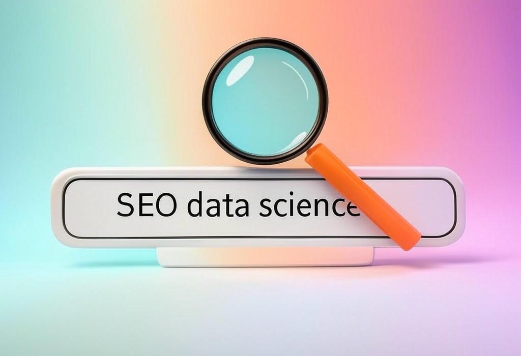 A search bar and a magnifying glass with a vivid gradient background exploring the topic of SEO data science unlocks hidden opportunities in your digital strategy. Discover how to leverage analytics, predict trends, and outsmart competitors with powerful insights that drive real results.