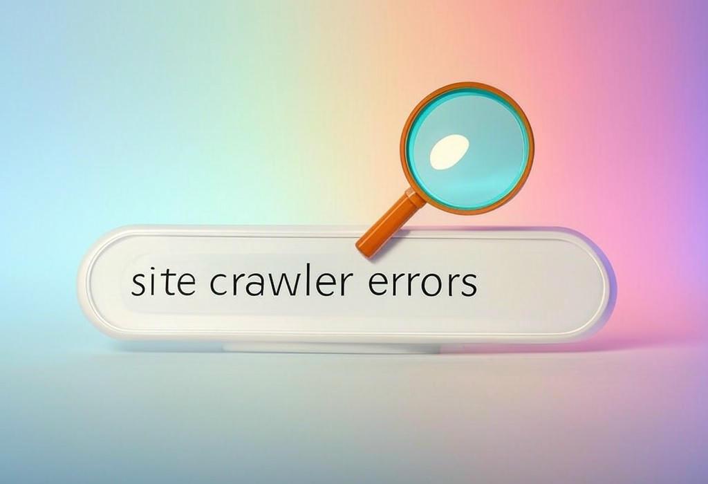 A search bar and a magnifying glass with a vivid gradient background exploring the topic of Site crawler errors could be killing your rankings! Learn how to find and fix these hidden issues that stop search engines from properly indexing your content. Get fixed fast.